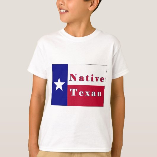 先住民テサンローンスター国旗 Tシャツ (正面)