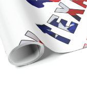 先住民テシャン国旗のマップ ラッピングペーパー (ロールコーナー)