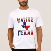 先住民テシャン国旗のマップ Tシャツ (正面)