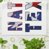 先住民テシャン国旗 キッチンタオル (折り畳み)