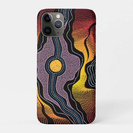先住民デザイン-1 iPhone/iPadケース Case-Mate iPhoneケース (裏)