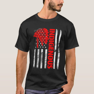 先住民デー動揺してヘアドスU.F Tシャツ