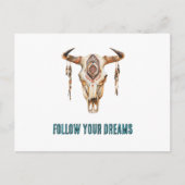 先住民トバルブルホーンスカル ポストカード (正面)