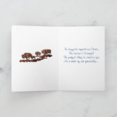 先住民トーテムカード：友情 カード (内部)