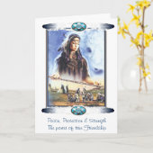 先住民トーテムカード：友情 カード (黄色い花)