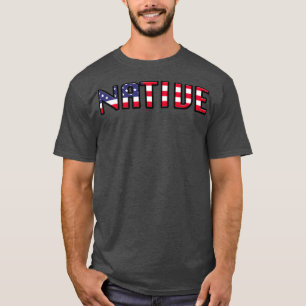 先住民ニューヨーカーの言い回し Tシャツ