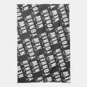 先住民ニューヨーカーパターン キッチンタオル (縦)