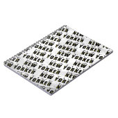 先住民ニューヨーカーパターン ノートブック (左側)