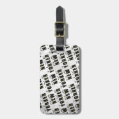 先住民ニューヨーカーパターン ラゲッジタグ (正面縦)