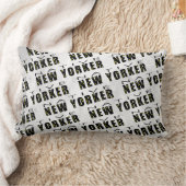 先住民ニューヨーカーパターン ランバークッション (ブランケット)