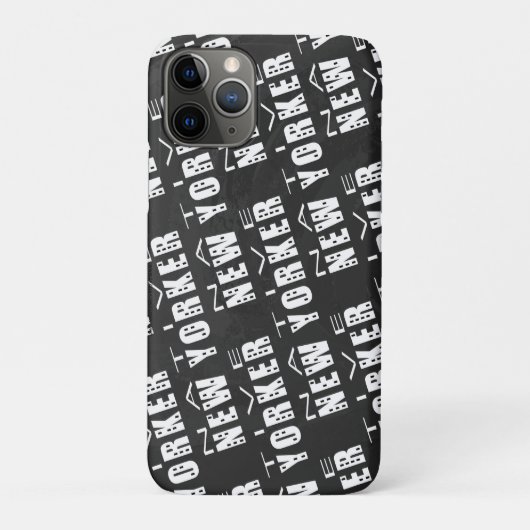 先住民ニューヨーカーパターン Case-Mate iPhoneケース (裏)