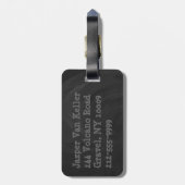 先住民ニューヨーカーブラック ラゲッジタグ (裏面縦)