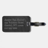 先住民ニューヨーカーブラック ラゲッジタグ (裏面横)