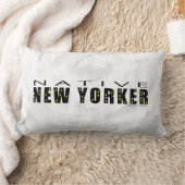 先住民ニューヨーカーブラック ランバークッション (ブランケット)