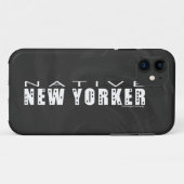 先住民ニューヨーカーブラック Case-Mate iPhoneケース (裏面(横))