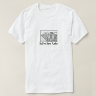 先住民ニューヨーカー(地下鉄版)ミスターPシャツ Tシャツ