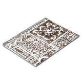 先住民ハワイアンの部族熱帯芸術パターン ノートブック (左側)