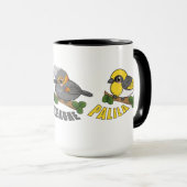 先住民ハワイアン森林鳥 マグカップ (正面右)