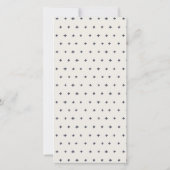 先住民バンクシアウォーターカラーフローラ婚約招待状 サンキューカード (裏面)