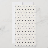 先住民バンクシアフローラ任意の年の記念日招待状 サンキューカード (裏面)