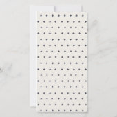 先住民バンクシア水の色のフローラ結婚式の招待 サンキューカード (裏面)