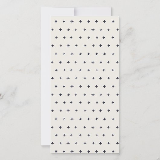 先住民バンクシア水の色のフローラ結婚式の招待 サンキューカード (裏面)