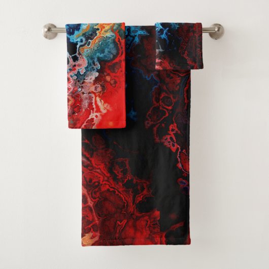 先住民ファイアフラクタル バスタオルセット (インサイチュ)