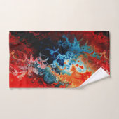 先住民ファイアフラクタル バスタオルセット (ハンドタオル)