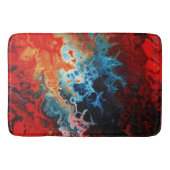 先住民ファイアフラクタル バスマット (正面)