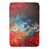 先住民ファイアフラクタル バスマット (正面縦)