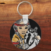 先住民フレンド キーホルダー (正面)