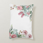 先住民フローラオーストラリア動物ガール子供部屋 アクセントクッション (裏面(縦))