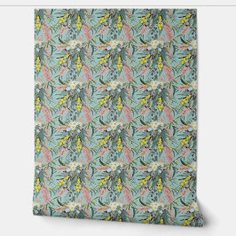 先住民ブッシュ開花サマーブルー 壁紙