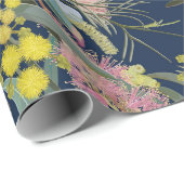 先住民ブッシュ開花ブ王室のルー ラッピングペーパー (ロールコーナー)