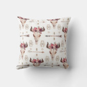 先住民ブルスカルとアローズの部族的なシームレスパター クッション (裏面)