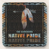 先住民プライドインディアン羽レトロトバルアロー コースター (正面)