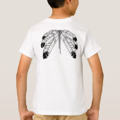 先住民プライドキッドTシャツファースト国家アートティー Tシャツ (裏面)