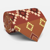 先住民プリント4タイ ネクタイ (ロール)
