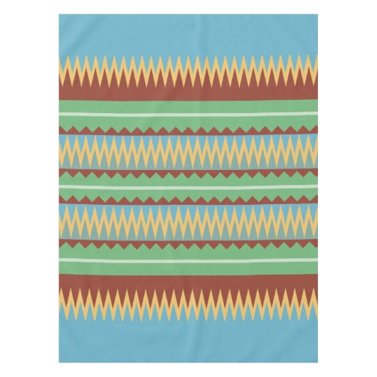 先住民プリント5テーブルクロス テーブルクロス (正面)