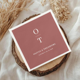 先住民プロテアウォーターカラーフローラボホボタニカル スタンダードカクテルナプキン