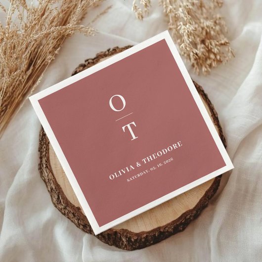 先住民プロテアウォーターカラーフローラボホボタニカル スタンダードカクテルナプキン