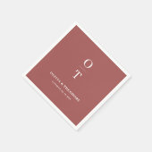 先住民プロテアウォーターカラーフローラボホボタニカル スタンダードカクテルナプキン (角)