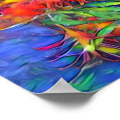 先住民ボトルブラシ ポスター (角)