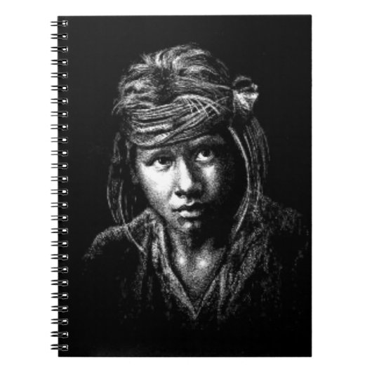 先住民ボーイ…仕訳帳 ノートブック (正面)