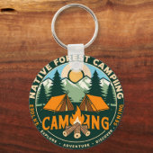 先住民マウンテンキャンプ キーホルダー (裏面)