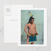 先住民マンローンエルク ポストカード (正面/裏面)