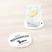 先住民ミネソタン – カスタムメッセージ コースター (側面)