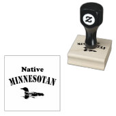 先住民ミネソタン、ロン ラバースタンプ (押印)