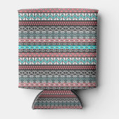 先住民モダンアメリカの部族のパタアステカーン 缶クーラー (正面)