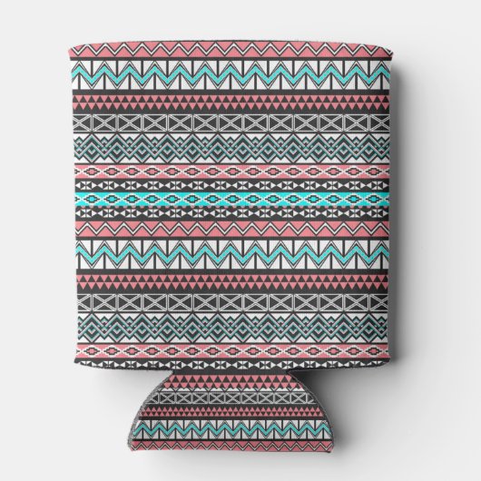 先住民モダンアメリカの部族のパタアステカーン 缶クーラー (裏面)